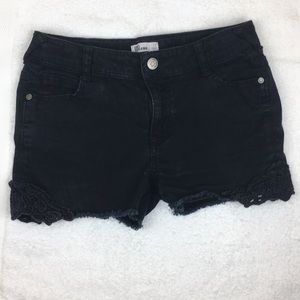 Epic Threads Black Lace Shorts Girls Size 12